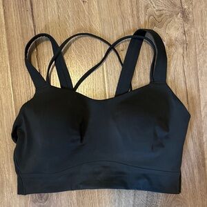 Lululemon like a cloud bra d dd cup 8 dark olive green great condition